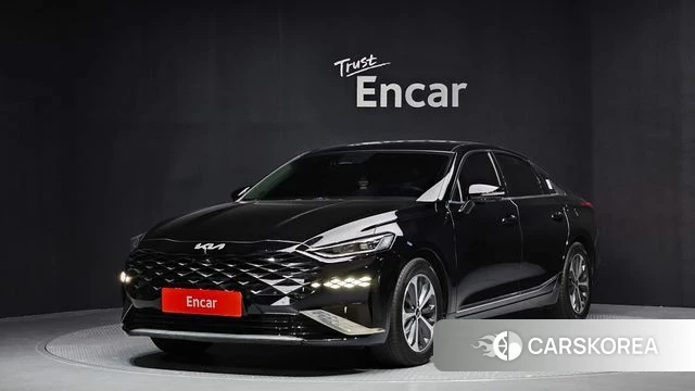 Kia K8 Hybrid 2022 Черный из Кореи