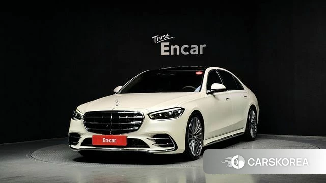 Mercedes-Benz S-Class W223 2023 Белый из Кореи