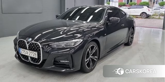 BMW 4 Series (G22) 2022 Черный из Кореи