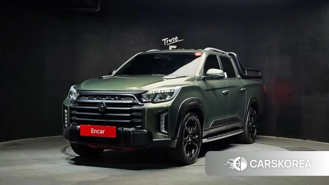 Ssangyong The New Rexton Sports Cannes 2022 Темно-зеленый из Кореи