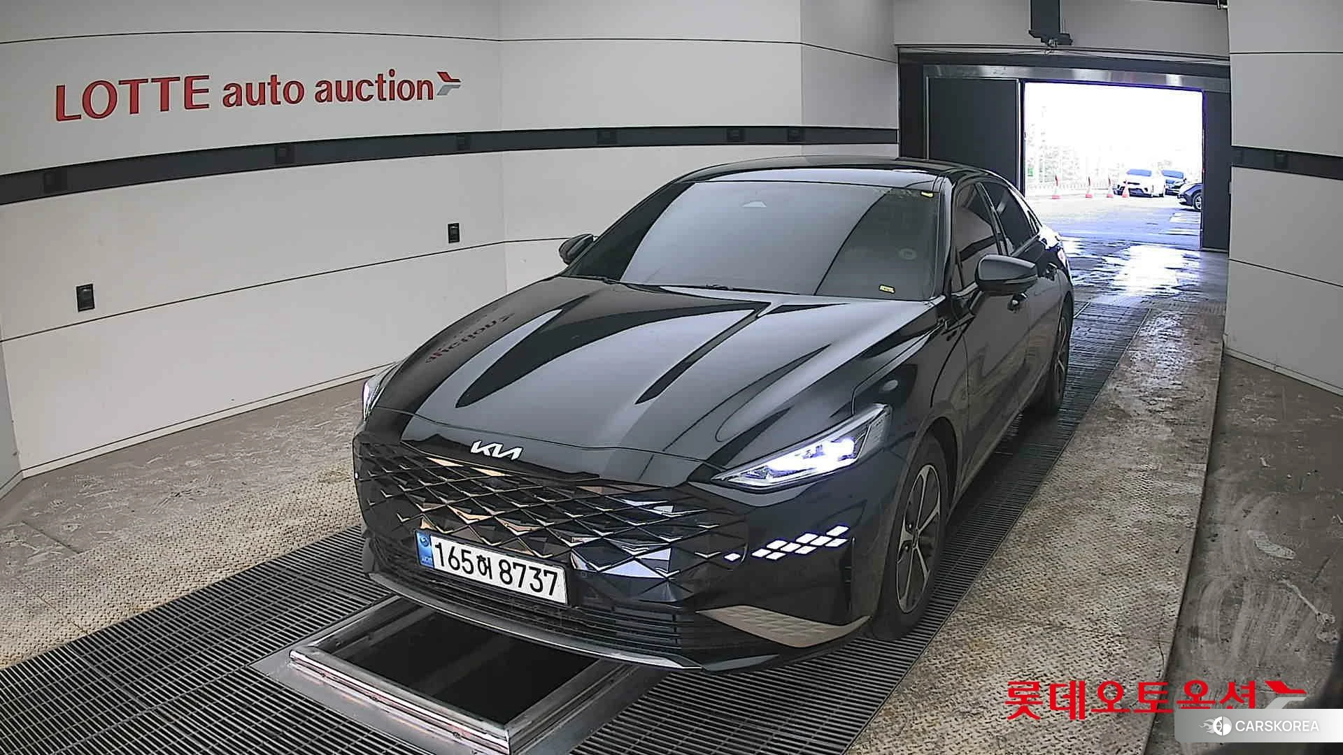 Kia K8 Hybrid 2022 Aurora Black Pearl из Кореи