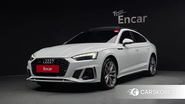 Audi A5 (F5) 2020 Белый из Кореи