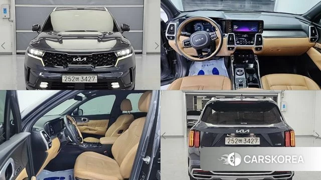Kia Sorento 4th Generation 2022 Серый из Кореи