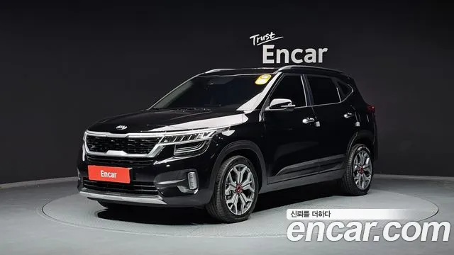 Kia Seltos 2020 Черный из Кореи