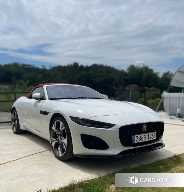 Jaguar F-TYPE 2022 Белый из Кореи