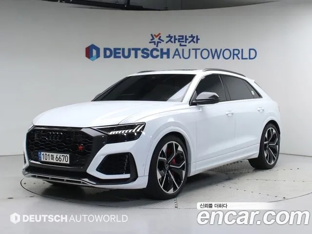 Audi RSQ8 (4M) 2021 Белый из Кореи