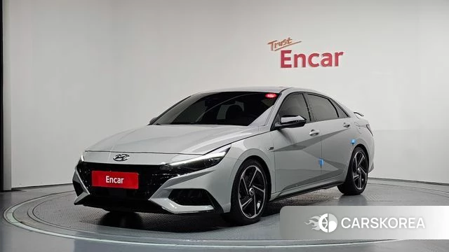 Hyundai Avante (CN7) 2023 Серебристо-серый из Кореи