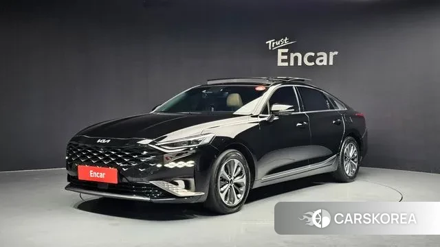 Kia K8 Hybrid 2023 Черный из Кореи