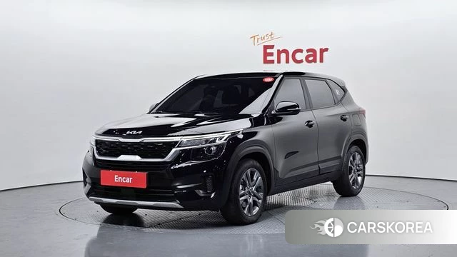 Kia Seltos 2022 Черный из Кореи