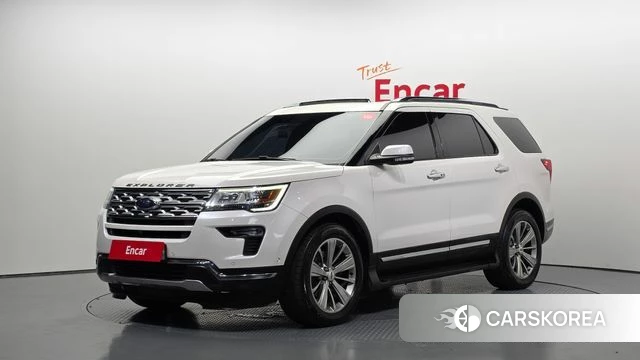 Ford Explorer 2018 Белый из Кореи
