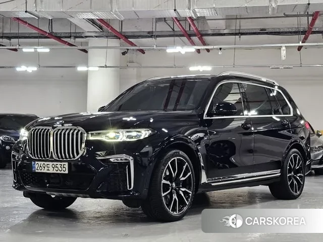 BMW X7 (G07) 2021 Синий из Кореи