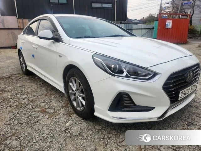 Hyundai Sonata New Rise Hybrid 2018 Белый из Кореи