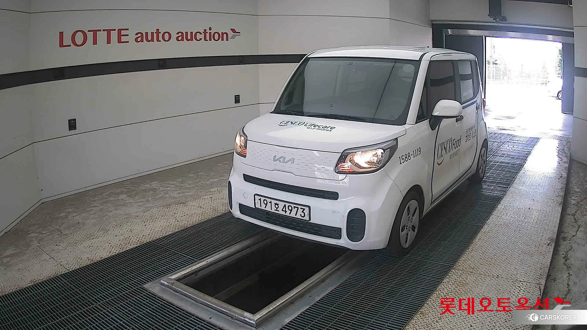 Kia Ray 2022 Clear White из Кореи
