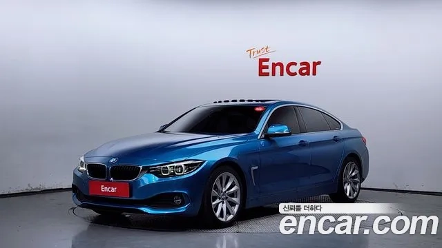 BMW 4 Series (F32) 2019 Синий из Кореи