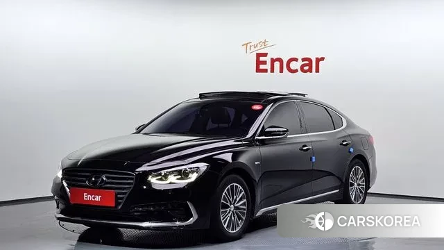 Hyundai Grandeur IG Hybrid 2018 Черный из Кореи