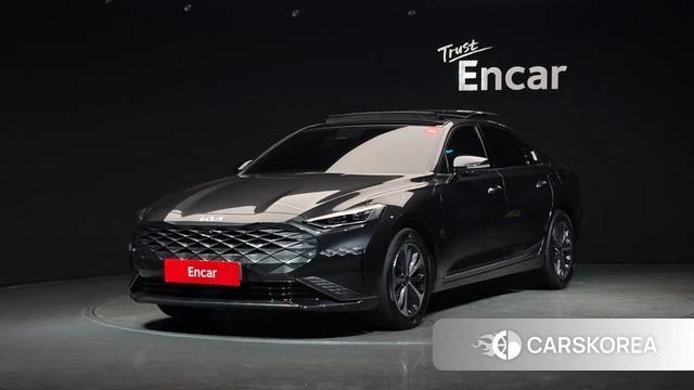 Kia K8 Hybrid 2021 Серый из Кореи