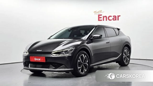 Kia EV6 2022 Черный из Кореи