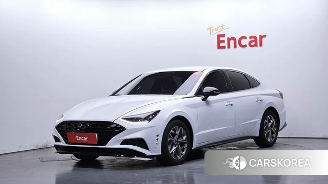 Hyundai Sonata (DN8) 2021 Белый из Кореи