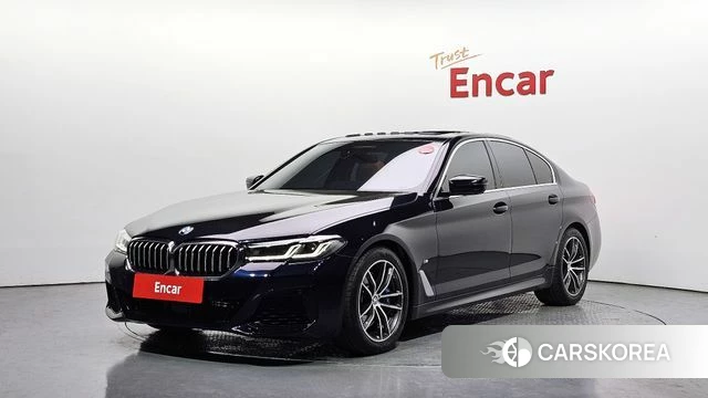 BMW 5 Series (G30) 2022 Синий из Кореи