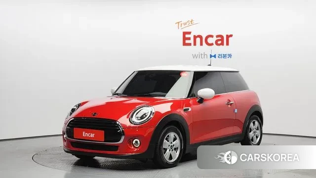 Mini Cooper 2021 Красный из Кореи