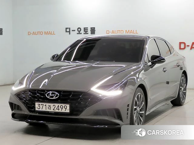 Hyundai Sonata (DN8) 2020 Серебристо-серый из Кореи