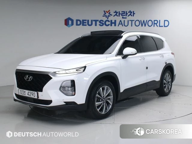 Hyundai Santa Fe TM 2018 Белый из Кореи