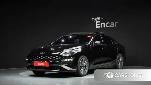 Kia K8 Hybrid 2022 Черный из Кореи