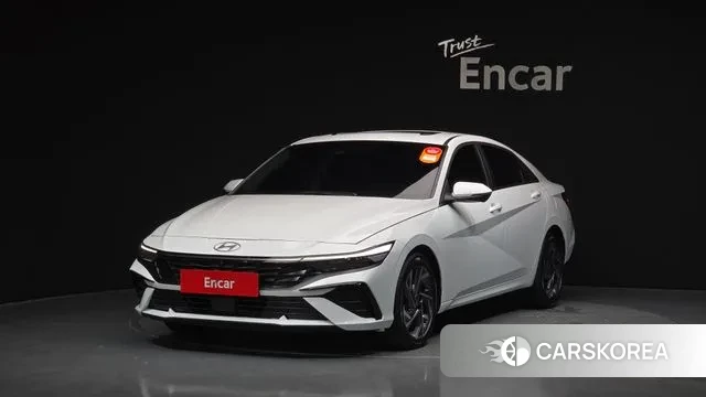 Hyundai The New Avante (CN7) 2023 Белый из Кореи