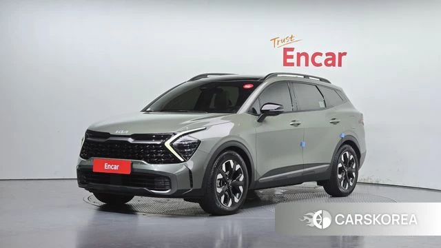 Kia Sportage 5th Generation 2021 Зеленый из Кореи
