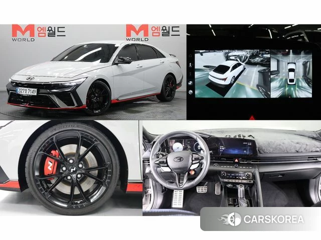 Hyundai The New Avante (CN7) 2024 Серый из Кореи