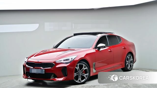 Kia Stinger 2018 Красный из Кореи