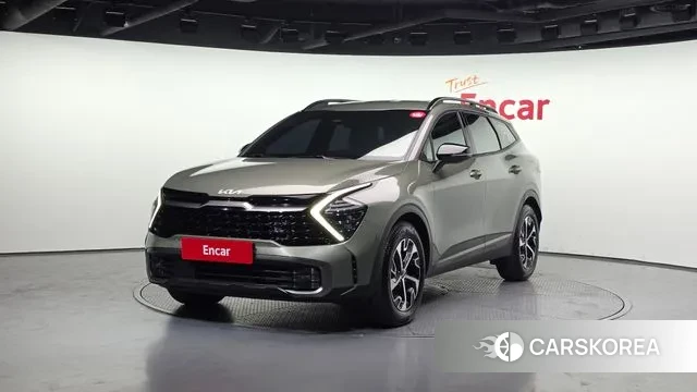 Kia Sportage 5th Generation Hybrid 2021 Зеленый из Кореи