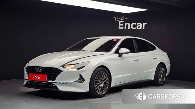 Hyundai Sonata (DN8) 2019 Белый из Кореи