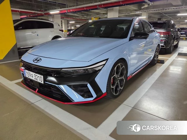 Hyundai The New Avante (CN7) 2025 Небесно-голубой из Кореи