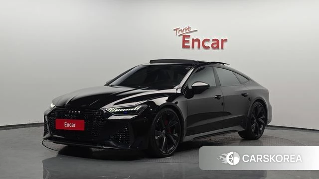 Audi RS7 (4K) 2021 Черный из Кореи