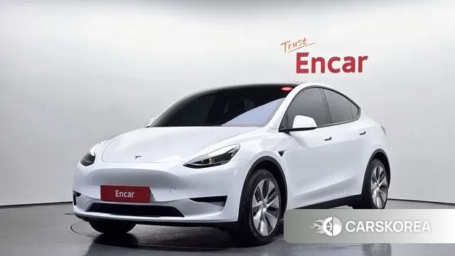 Tesla Model Y 2023 Белый из Кореи
