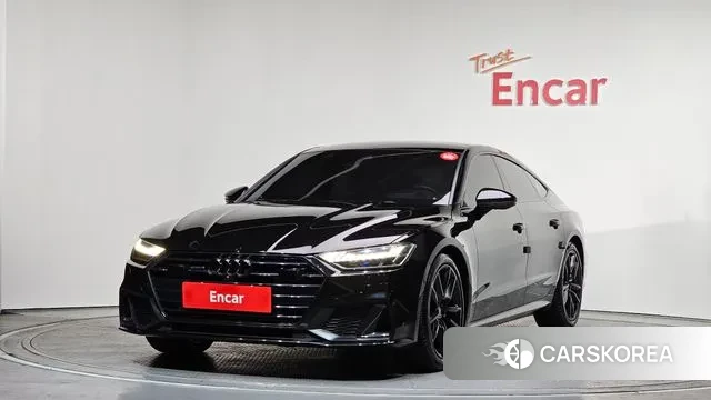 Audi A7 (4K) 2020 Черный из Кореи