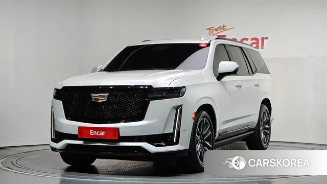 Cadillac Escalade 5th Generation 2022 Белый из Кореи