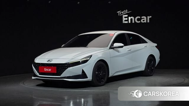 Hyundai Avante (CN7) 2022 Белый из Кореи