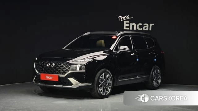 Hyundai The New Santa Fe 2023 Черный из Кореи