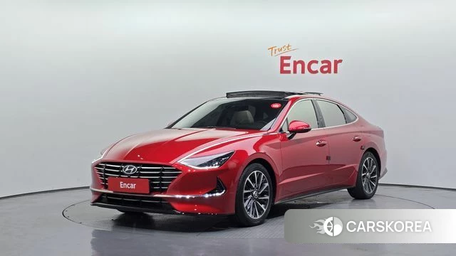 Hyundai Sonata (DN8) 2022 Красный из Кореи