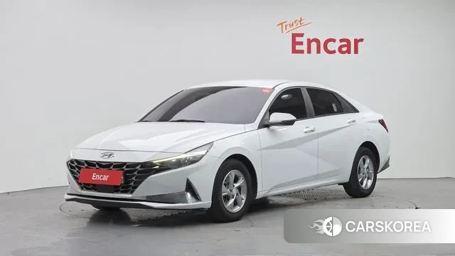 Hyundai Avante (CN7) 2021 Белый из Кореи