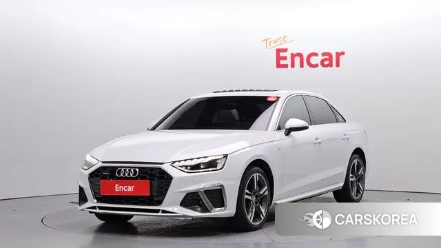 Audi A4 (B9) 2021 Белый из Кореи