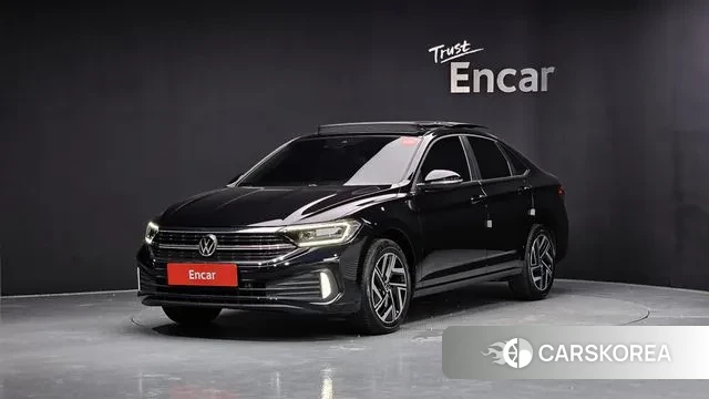 Volkswagen 7th Generation of Jetta 2022 Черный из Кореи