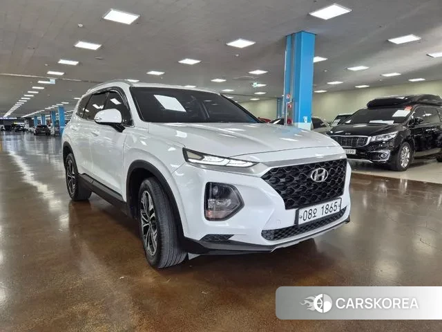 Hyundai Santa Fe TM 2019 Белый из Кореи