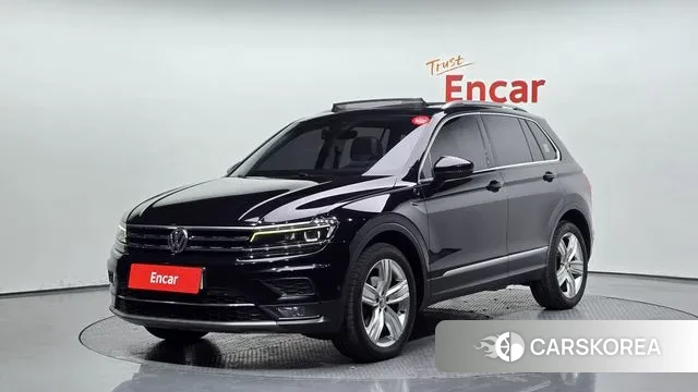 Volkswagen Tiguan second Generation 2020 Черный из Кореи