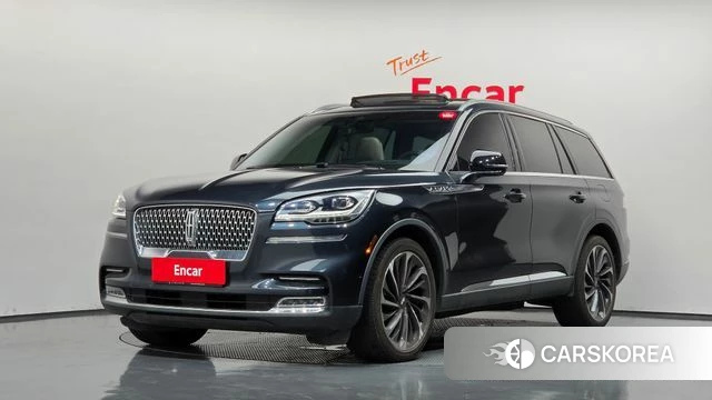 Lincoln Aviator 2nd generation 2023 Синий из Кореи