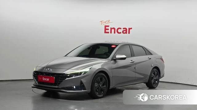 Hyundai Avante Hybrid (CN7) 2021 Серебристо-серый из Кореи
