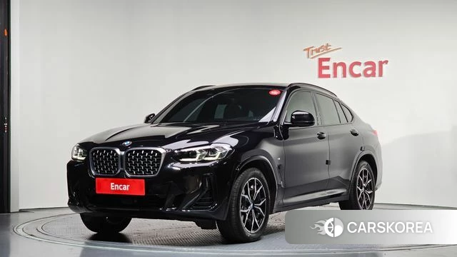 BMW X4 (G02) 2022 Черный из Кореи