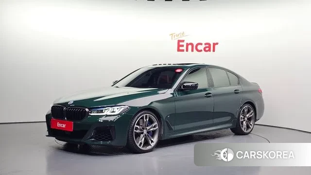 BMW 5 Series (G30) 2021 Зеленый из Кореи